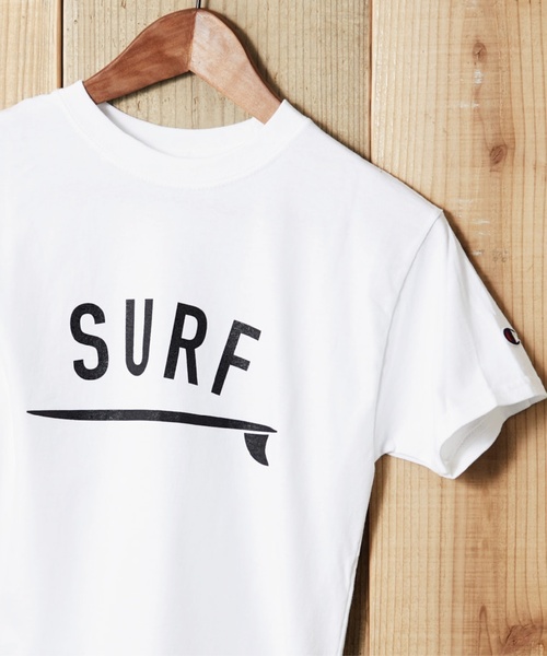 JACK & MARIE(ジャックアンドマリー)の「JACK & MARIE ChampionTシャツ SURF women's(Tシャツ/カットソー)」|ホワイト
