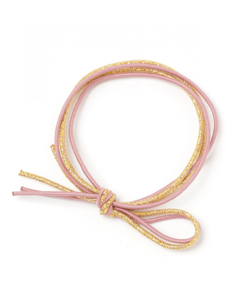 niko and...（ニコアンド）の「ラメコンビヘアゴム（ヘアゴム・レディース・ホワイト/ブラック/ネイビー/ピンク/ブルー/マスタード・0）」の6枚目の写真