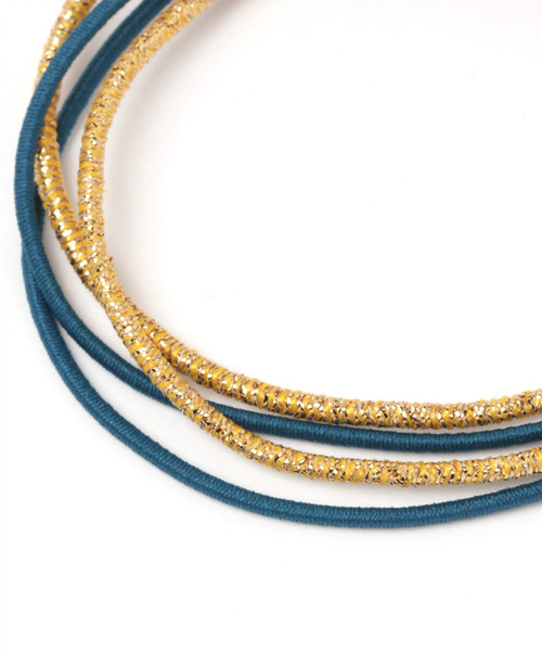 niko and...（ニコアンド）の「ラメコンビヘアゴム（ヘアゴム・レディース・ホワイト/ブラック/ネイビー/ピンク/ブルー/マスタード・0）」の13枚目の写真