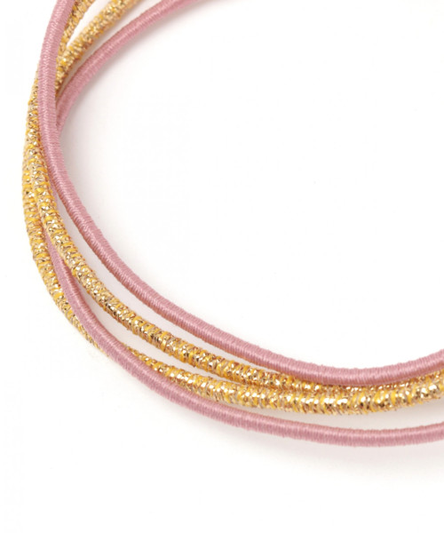 niko and...（ニコアンド）の「ラメコンビヘアゴム（ヘアゴム・レディース・ホワイト/ブラック/ネイビー/ピンク/ブルー/マスタード・0）」の11枚目の写真