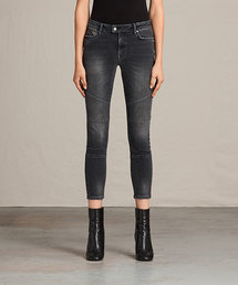 ALLSAINTS | BIKER CROPPED JEANS(デニムパンツ)