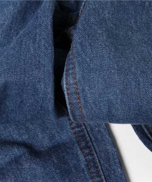 Samansa Mos2 blue（サマンサモスモスブルー）の「デニムストレートパンツ（デニムパンツ・レディース・ブルー/ネイビー・LARGE/MEDIUM/SMALL）」の10枚目の写真