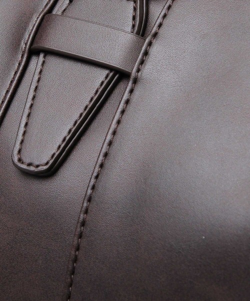 REGiSTA（レジスタ）の「大容量 レザー調 ボストンバッグ 旅行バッグ（ボストンバッグ・メンズ・ブラック/ダークブラウン/キャメル/ネイビー/イエロー系その他/ブラウン系その他/ブラック系その他・FREE/MEDIUM）」の10枚目の写真