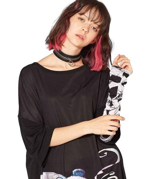 an meets zakka（アンミツザッカ）の「an meets zakka ビッグファスナーチョーカー（チョーカー・レディース・ブラック×シルバー・ONE SIZE）」の7枚目の写真