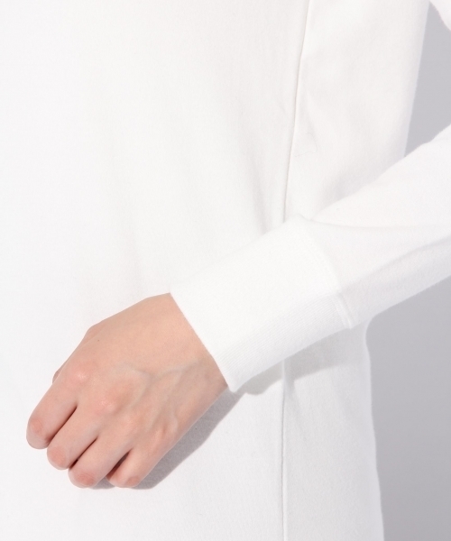 niko and...(ニコアンド)の「CPU起毛スムースユルVプルオーバー(Tシャツ/カットソー・レディース・ホワイト/グレー/ライトグリーン/チャコール/ピンク・MEDIUM/LARGE)」の14枚目の写真