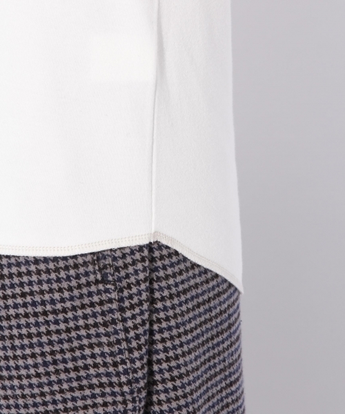 niko and...(ニコアンド)の「CPU起毛スムースユルVプルオーバー(Tシャツ/カットソー・レディース・ホワイト/グレー/ライトグリーン/チャコール/ピンク・MEDIUM/LARGE)」の13枚目の写真