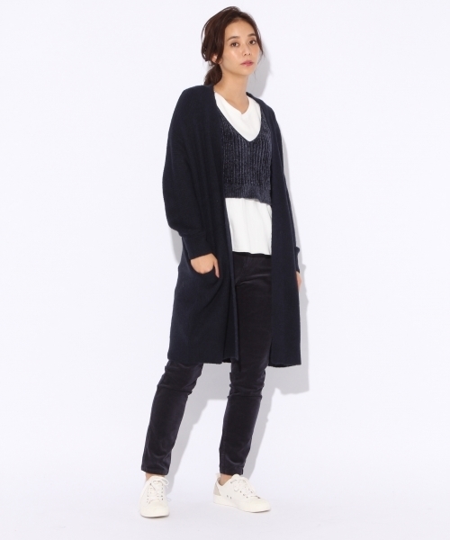 niko and...(ニコアンド)の「CPU起毛スムースユルVプルオーバー(Tシャツ/カットソー・レディース・ホワイト/グレー/ライトグリーン/チャコール/ピンク・MEDIUM/LARGE)」の19枚目の写真