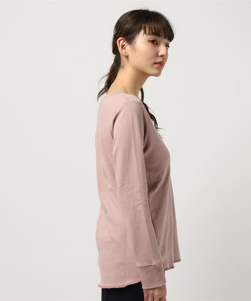 niko and...(ニコアンド)の「CPU起毛スムースユルVプルオーバー(Tシャツ/カットソー・レディース・ホワイト/グレー/ライトグリーン/チャコール/ピンク・MEDIUM/LARGE)」の20枚目の写真