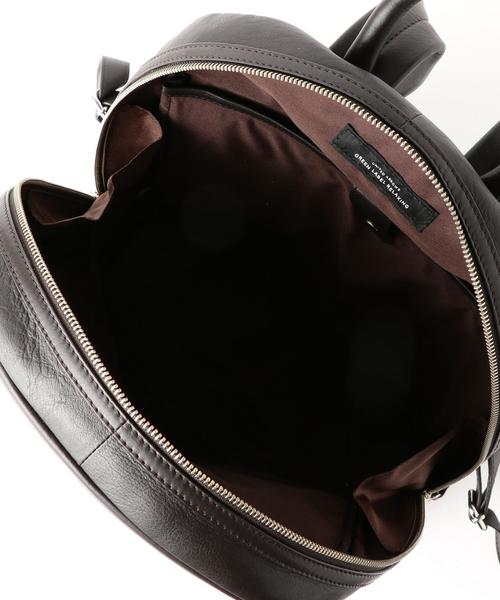 green label relaxing（グリーンレーベルリラクシング）の「F/NAPPA レザー デイパック / バックパック 2 ◆（バックパック/リュック・メンズ・ダークブラウン/ブラック・FREE）」の8枚目の写真