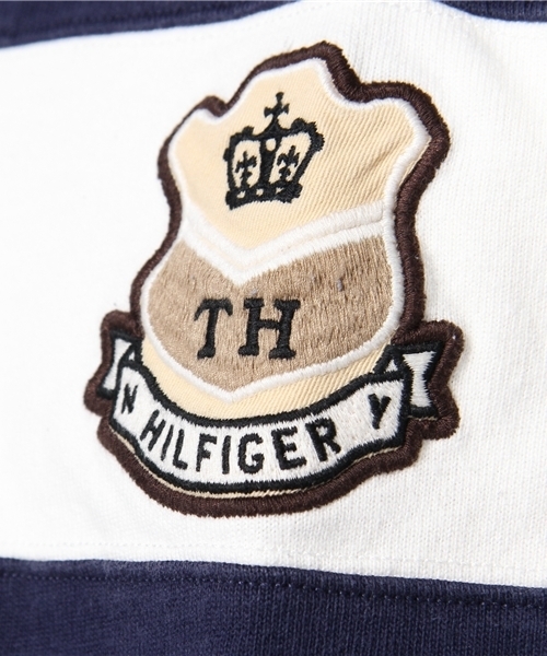TOMMY HILFIGER(トミーヒルフィガー)の「CANDOR PIECE-DYE RUGBY SHIRT - VINTAGE FIT(ポロシャツ・メンズ・ネイビー/レッド・XX-LARGE/X-LARGE/LARGE/MEDIUM/SMALL)」の7枚目の写真