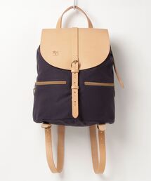 IL BISONTE / CANVAS x LEATHER / BACKPACK