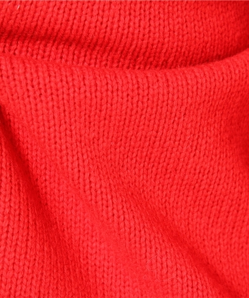 Demi-Luxe BEAMS（デミルクス ビームス）の「□Traditional Weatherwear / ウール ボートネック プルオーバー（ニット/セーター・レディース・レッド/ネイビー・ONE SIZE）」の8枚目の写真