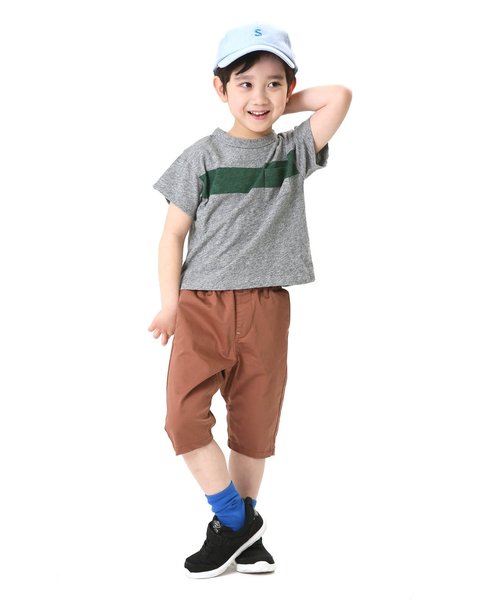 BREEZE（ブリーズ）の「シャンブレーキャップ（キャップ・キッズ・ライム/オフホワイト/ピンク/ブルー・50/54/58）」の5枚目の写真