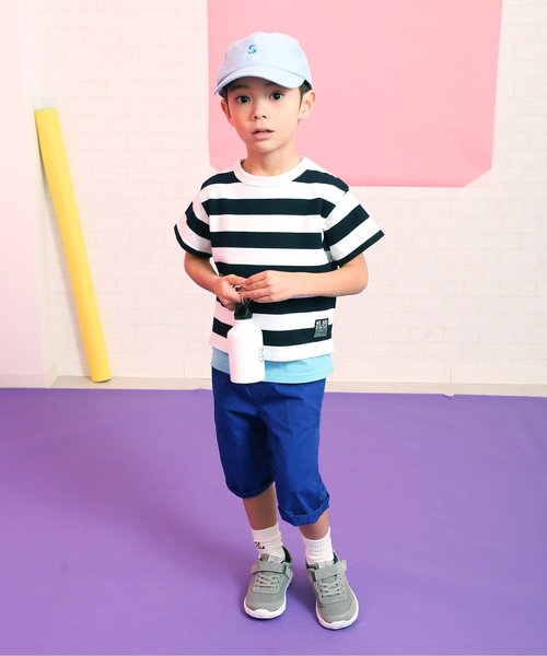 BREEZE（ブリーズ）の「シャンブレーキャップ（キャップ・キッズ・ライム/オフホワイト/ピンク/ブルー・50/54/58）」の6枚目の写真