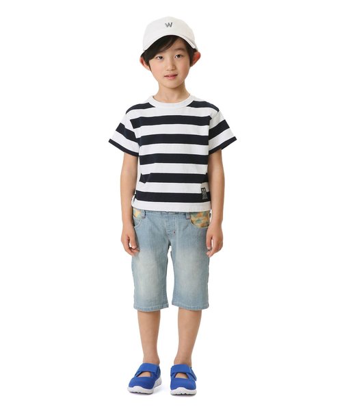 BREEZE（ブリーズ）の「シャンブレーキャップ（キャップ・キッズ・ライム/オフホワイト/ピンク/ブルー・50/54/58）」の7枚目の写真