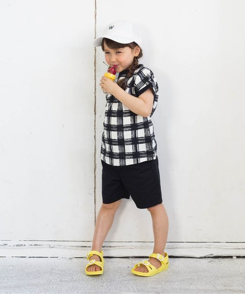 BREEZE（ブリーズ）の「シャンブレーキャップ（キャップ・キッズ・ライム/オフホワイト/ピンク/ブルー・50/54/58）」の8枚目の写真