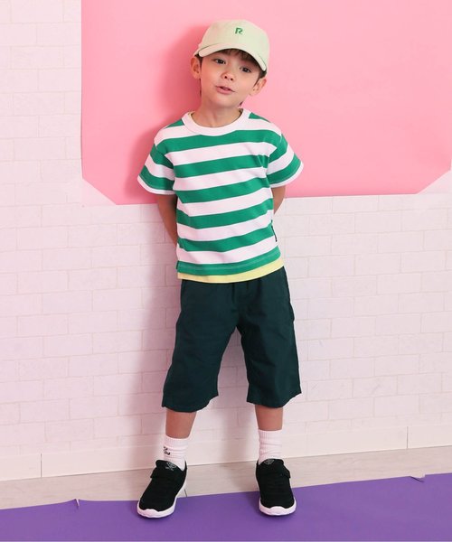 BREEZE（ブリーズ）の「シャンブレーキャップ（キャップ・キッズ・ライム/オフホワイト/ピンク/ブルー・50/54/58）」の11枚目の写真