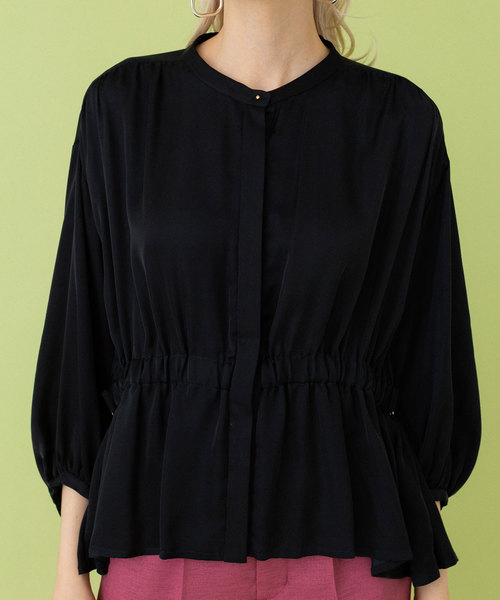 UNITED TOKYO（ユナイテッドトウキョウ）の「フィブリルサテンブラウス（シャツ/ブラウス・レディース・ホワイト/ブラック/ベージュ・1）」の17枚目の写真