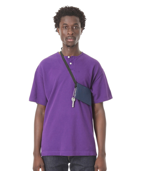 Sandinista(サンディニスタ)の「Daily Tiny Sacoche / デイリー極小サコッシュ(ショルダーバッグ・メンズ・ブラック/ネイビー/グリーン/グレー・FREE)」の2枚目の写真