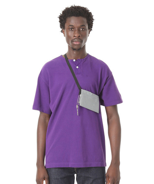 Sandinista(サンディニスタ)の「Daily Tiny Sacoche / デイリー極小サコッシュ(ショルダーバッグ・メンズ・ブラック/ネイビー/グリーン/グレー・FREE)」の3枚目の写真