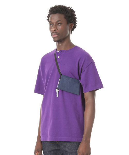 Sandinista(サンディニスタ)の「Daily Tiny Sacoche / デイリー極小サコッシュ(ショルダーバッグ・メンズ・ブラック/ネイビー/グリーン/グレー・FREE)」の6枚目の写真