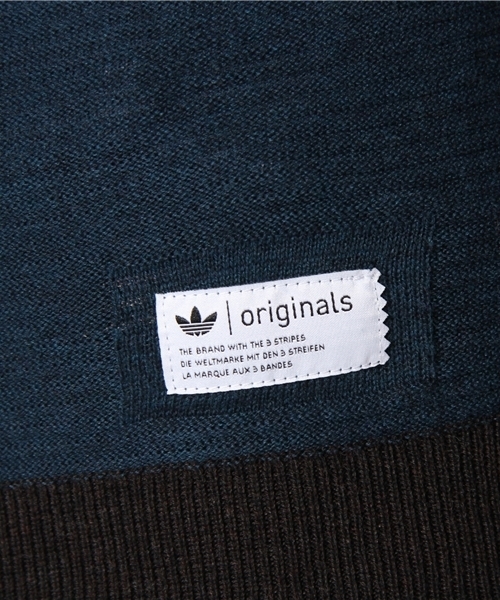 adidas Originals（アディダスオリジナルス）の「アディダス コットン マルチカラー カーディガン adidas CARDIGAN（カーディガン/ボレロ・メンズ・ブルー・SMALL/MEDIUM/LARGE/X-LARGE）」の7枚目の写真