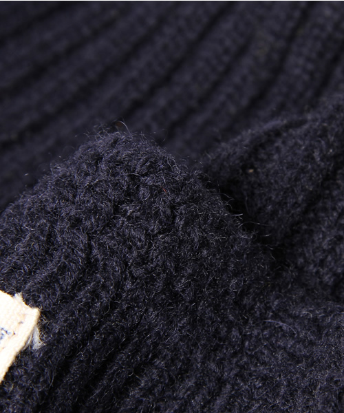 Denime(ドゥニーム)の「MILITARY KNIT CAP(ニットキャップ/ビーニー・メンズ・グレー/オリーブ/ネイビー・FREE)」の8枚目の写真