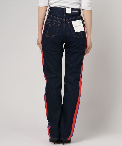Calvin Klein Jeans（カルヴァンクラインジーンズ）の「スターサイド デニムパンツ（デニムパンツ・レディース・ブラック/ブルー・24inch/25inch/28inch/26inch/27inch）」の4枚目の写真