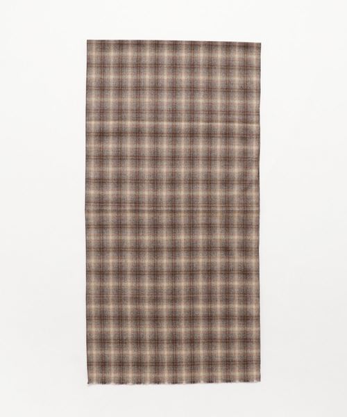 HELIOPOLE（エリオポール）の「AD 56 MILANO　ストール 45×180（マフラー・メンズ・ブラック系その他/ブラウン系その他/ブルー系その他/ホワイト×ブラック・F）」の3枚目の写真