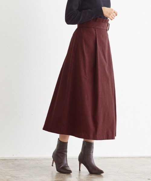 ラップ風ピーチフレアスカート スカート Pierrot ピエロ のファッション通販 Zozotown