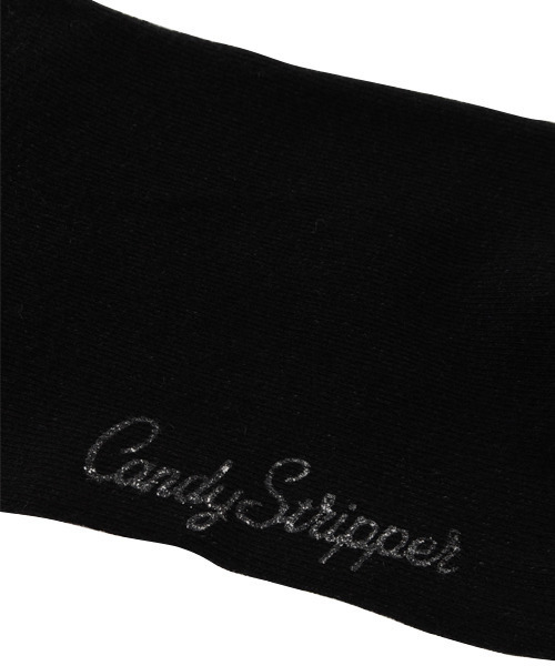 Candy Stripper(キャンディストリッパー)の「CND BICOLOR SOCKS(ソックス/靴下・レディース・ブラック/オフホワイト・FREE)」の7枚目の写真