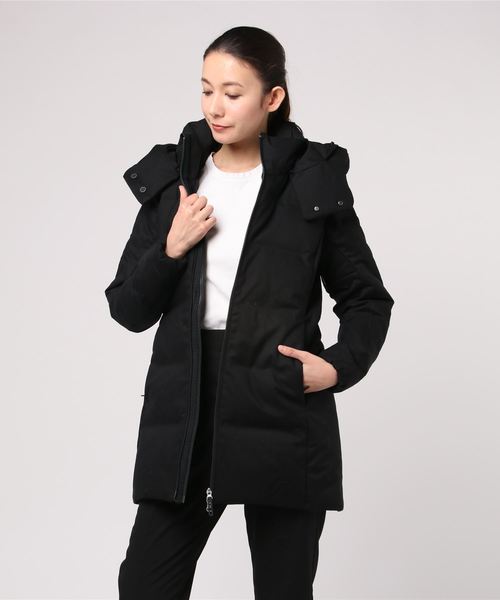 SHIPS Days（シップスデイズ）の「ALLTE:ANCHOR HC（ダウンジャケット/コート・レディース・ブラック/ネイビー・SMALL/LARGE/MEDIUM）」の2枚目の写真