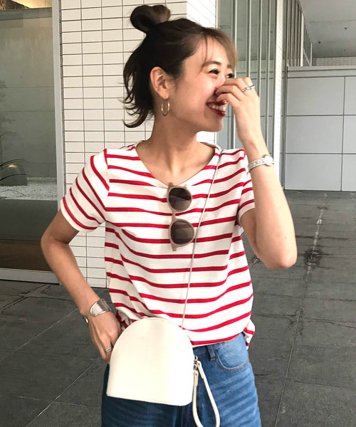 KOBE LETTUCE（コウベレタス）の「ショルダーチェーン付き2wayミニポシェット（ショルダーバッグ・レディース・ブラウン/オレンジ/アイボリー/ブラック・FREE）」の2枚目の写真