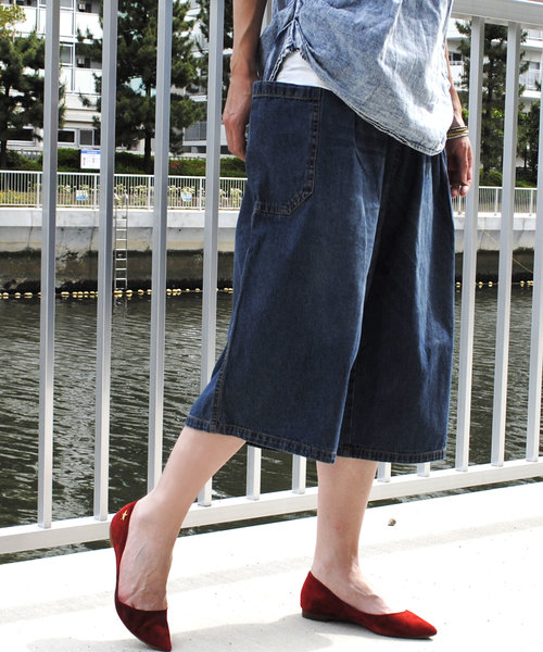 セール ユーズド加工 ポケット付きハーフパンツ カーゴタイプ デニム カーゴパンツ Beatjive ビートジャイブ のファッション通販 Zozotown