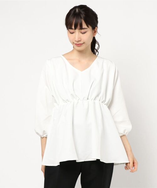 KOBE LETTUCE(コウベレタス)の「ウォッシャブルカットジョーゼットTブラウス(シャツ/ブラウス・レディース・ブラック/ネイビー/オフホワイト/ブルー/ボルドー/モカ/ピンク系その他3/ピンク系その他4/レッド系その他2/レッド系その他3/ブルー系その他2/ブルー系その他3/ブルー系その他4/ブルー系その他5/ブルー系その他6/ピンク系その他2/ホワイト系その他2/ホワイト系その他3/ブラック系その他2/ブラック系その他3/ブラウン系その他2/ブラウン系その他3/ホワイト系その他/ブラック系その他/ブラウン系その他/ブルー系その他/ピンク系その他/レッド系その他/ライトグレー/グレー系その他2/グレー系その他3/ブラウン系その他4/ブラウン系その他5/ブラウン系その他6/ブラウン系その他7/グレー系その他/ベージュ系その他4/オレンジ系その他3/パープル系その他4/グリーン系その他3/ブルー系その他7/ホワイト系その他4/その他/ブラック系その他4/オレンジ系その他/グリーン系その他/パープル系その他2/ベージュ系その他2/パープル系その他3/グリーン系その他2/その他1/ホワイト系その他5/ベージュ系その他3/オレンジ系その他2/その他2/ブラック系その他5/ベージュ系その他/オレンジ/パープル系その他/ミント/グレー系その他6/レッド系その他6/グリーン系その他7/その他8/その他9/ピンク系その他7/ブラック系その他6/グレー系その他5/グリーン系その他6/その他3/その他4/ピンク系その他5/レッド系その他5/グレー系その他4/グリーン系その他5/ホワイト系その他6/その他5/その他6/その他7/ピンク系その他6/レッド系その他4/ライトブルー/グリーン系その他4/パープル系その他5/その他10/その他11/サンドベージュ/その他13/ホワイト系その他7/その他12/その他16/その他14/その他15/その他22/その他24/グリーン/ブラック系その他7/グレー系その他7/その他18/その他20/その他21/その他23/その他25/その他27/その他17/その他19/ライトオレンジ系/ライトオレンジ系2/その他26/ライトオレンジ系3/グレー系2/ピンク系/モスグリーン/ピンク系1/ブラック系/ブラウン系/ブラウン系1/グリーン系/グレー系/ホワイト系/ホワイト系2/ブラック系1/グレー系1/グリーン系1/イエロー系/イエロー系1/ブルー系1/ライトグレー系1/ライトグレー系2/ブルー系2/ブルー系3/イエロー系2・1/3/4/2/5/6/7/8/9/#2/#10/10/#9)」の2枚目の写真