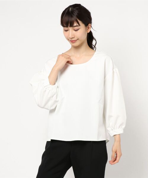 KOBE LETTUCE(コウベレタス)の「ウォッシャブルカットジョーゼットTブラウス(シャツ/ブラウス・レディース・ブラック/ネイビー/オフホワイト/ブルー/ボルドー/モカ/ピンク系その他3/ピンク系その他4/レッド系その他2/レッド系その他3/ブルー系その他2/ブルー系その他3/ブルー系その他4/ブルー系その他5/ブルー系その他6/ピンク系その他2/ホワイト系その他2/ホワイト系その他3/ブラック系その他2/ブラック系その他3/ブラウン系その他2/ブラウン系その他3/ホワイト系その他/ブラック系その他/ブラウン系その他/ブルー系その他/ピンク系その他/レッド系その他/ライトグレー/グレー系その他2/グレー系その他3/ブラウン系その他4/ブラウン系その他5/ブラウン系その他6/ブラウン系その他7/グレー系その他/ベージュ系その他4/オレンジ系その他3/パープル系その他4/グリーン系その他3/ブルー系その他7/ホワイト系その他4/その他/ブラック系その他4/オレンジ系その他/グリーン系その他/パープル系その他2/ベージュ系その他2/パープル系その他3/グリーン系その他2/その他1/ホワイト系その他5/ベージュ系その他3/オレンジ系その他2/その他2/ブラック系その他5/ベージュ系その他/オレンジ/パープル系その他/ミント/グレー系その他6/レッド系その他6/グリーン系その他7/その他8/その他9/ピンク系その他7/ブラック系その他6/グレー系その他5/グリーン系その他6/その他3/その他4/ピンク系その他5/レッド系その他5/グレー系その他4/グリーン系その他5/ホワイト系その他6/その他5/その他6/その他7/ピンク系その他6/レッド系その他4/ライトブルー/グリーン系その他4/パープル系その他5/その他10/その他11/サンドベージュ/その他13/ホワイト系その他7/その他12/その他16/その他14/その他15/その他22/その他24/グリーン/ブラック系その他7/グレー系その他7/その他18/その他20/その他21/その他23/その他25/その他27/その他17/その他19/ライトオレンジ系/ライトオレンジ系2/その他26/ライトオレンジ系3/グレー系2/ピンク系/モスグリーン/ピンク系1/ブラック系/ブラウン系/ブラウン系1/グリーン系/グレー系/ホワイト系/ホワイト系2/ブラック系1/グレー系1/グリーン系1/イエロー系/イエロー系1/ブルー系1/ライトグレー系1/ライトグレー系2/ブルー系2/ブルー系3/イエロー系2・1/3/4/2/5/6/7/8/9/#2/#10/10/#9)」の4枚目の写真