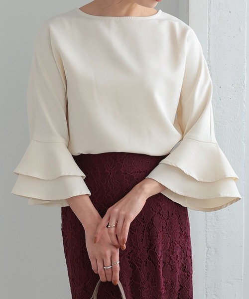 KOBE LETTUCE(コウベレタス)の「ウォッシャブルカットジョーゼットTブラウス(シャツ/ブラウス・レディース・ブラック/ネイビー/オフホワイト/ブルー/ボルドー/モカ/ピンク系その他3/ピンク系その他4/レッド系その他2/レッド系その他3/ブルー系その他2/ブルー系その他3/ブルー系その他4/ブルー系その他5/ブルー系その他6/ピンク系その他2/ホワイト系その他2/ホワイト系その他3/ブラック系その他2/ブラック系その他3/ブラウン系その他2/ブラウン系その他3/ホワイト系その他/ブラック系その他/ブラウン系その他/ブルー系その他/ピンク系その他/レッド系その他/ライトグレー/グレー系その他2/グレー系その他3/ブラウン系その他4/ブラウン系その他5/ブラウン系その他6/ブラウン系その他7/グレー系その他/ベージュ系その他4/オレンジ系その他3/パープル系その他4/グリーン系その他3/ブルー系その他7/ホワイト系その他4/その他/ブラック系その他4/オレンジ系その他/グリーン系その他/パープル系その他2/ベージュ系その他2/パープル系その他3/グリーン系その他2/その他1/ホワイト系その他5/ベージュ系その他3/オレンジ系その他2/その他2/ブラック系その他5/ベージュ系その他/オレンジ/パープル系その他/ミント/グレー系その他6/レッド系その他6/グリーン系その他7/その他8/その他9/ピンク系その他7/ブラック系その他6/グレー系その他5/グリーン系その他6/その他3/その他4/ピンク系その他5/レッド系その他5/グレー系その他4/グリーン系その他5/ホワイト系その他6/その他5/その他6/その他7/ピンク系その他6/レッド系その他4/ライトブルー/グリーン系その他4/パープル系その他5/その他10/その他11/サンドベージュ/その他13/ホワイト系その他7/その他12/その他16/その他14/その他15/その他22/その他24/グリーン/ブラック系その他7/グレー系その他7/その他18/その他20/その他21/その他23/その他25/その他27/その他17/その他19/ライトオレンジ系/ライトオレンジ系2/その他26/ライトオレンジ系3/グレー系2/ピンク系/モスグリーン/ピンク系1/ブラック系/ブラウン系/ブラウン系1/グリーン系/グレー系/ホワイト系/ホワイト系2/ブラック系1/グレー系1/グリーン系1/イエロー系/イエロー系1/ブルー系1/ライトグレー系1/ライトグレー系2/ブルー系2/ブルー系3/イエロー系2・1/3/4/2/5/6/7/8/9/#2/#10/10/#9)」の11枚目の写真