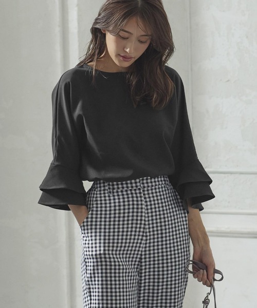 KOBE LETTUCE(コウベレタス)の「ウォッシャブルカットジョーゼットTブラウス(シャツ/ブラウス・レディース・ブラック/ネイビー/オフホワイト/ブルー/ボルドー/モカ/ピンク系その他3/ピンク系その他4/レッド系その他2/レッド系その他3/ブルー系その他2/ブルー系その他3/ブルー系その他4/ブルー系その他5/ブルー系その他6/ピンク系その他2/ホワイト系その他2/ホワイト系その他3/ブラック系その他2/ブラック系その他3/ブラウン系その他2/ブラウン系その他3/ホワイト系その他/ブラック系その他/ブラウン系その他/ブルー系その他/ピンク系その他/レッド系その他/ライトグレー/グレー系その他2/グレー系その他3/ブラウン系その他4/ブラウン系その他5/ブラウン系その他6/ブラウン系その他7/グレー系その他/ベージュ系その他4/オレンジ系その他3/パープル系その他4/グリーン系その他3/ブルー系その他7/ホワイト系その他4/その他/ブラック系その他4/オレンジ系その他/グリーン系その他/パープル系その他2/ベージュ系その他2/パープル系その他3/グリーン系その他2/その他1/ホワイト系その他5/ベージュ系その他3/オレンジ系その他2/その他2/ブラック系その他5/ベージュ系その他/オレンジ/パープル系その他/ミント/グレー系その他6/レッド系その他6/グリーン系その他7/その他8/その他9/ピンク系その他7/ブラック系その他6/グレー系その他5/グリーン系その他6/その他3/その他4/ピンク系その他5/レッド系その他5/グレー系その他4/グリーン系その他5/ホワイト系その他6/その他5/その他6/その他7/ピンク系その他6/レッド系その他4/ライトブルー/グリーン系その他4/パープル系その他5/その他10/その他11/サンドベージュ/その他13/ホワイト系その他7/その他12/その他16/その他14/その他15/その他22/その他24/グリーン/ブラック系その他7/グレー系その他7/その他18/その他20/その他21/その他23/その他25/その他27/その他17/その他19/ライトオレンジ系/ライトオレンジ系2/その他26/ライトオレンジ系3/グレー系2/ピンク系/モスグリーン/ピンク系1/ブラック系/ブラウン系/ブラウン系1/グリーン系/グレー系/ホワイト系/ホワイト系2/ブラック系1/グレー系1/グリーン系1/イエロー系/イエロー系1/ブルー系1/ライトグレー系1/ライトグレー系2/ブルー系2/ブルー系3/イエロー系2・1/3/4/2/5/6/7/8/9/#2/#10/10/#9)」の21枚目の写真