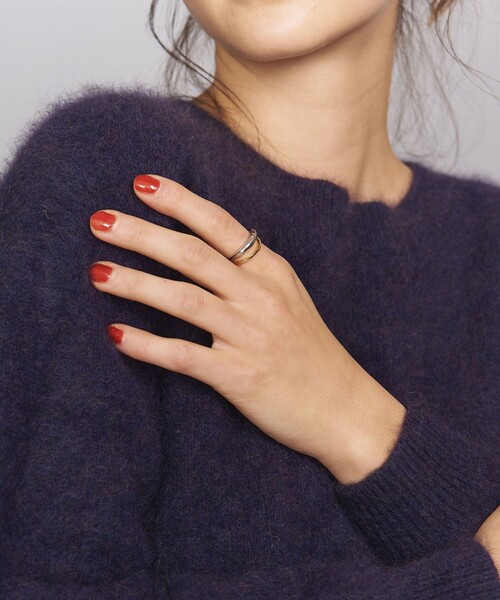 BEAUTY&YOUTH UNITED ARROWS(ビューティーアンドユースユナイテッドアローズ)の「BY メタルミックスカラーダブルリング(リング・レディース・その他1・11/13)」の4枚目の写真