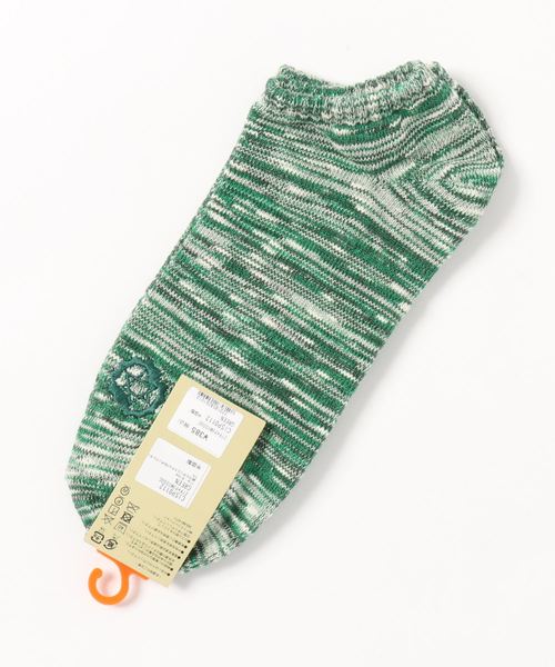 チャイハネ（チャイハネ）の「【チャイハネ】チャクラショートソックス25～28cm（ソックス/靴下・メンズ・イエロー/ライトブルー/オレンジ/パープル/レッド/インディゴブルー/グリーン・FREE）」の2枚目の写真