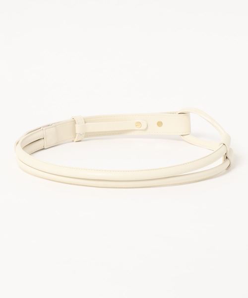 coca（coca）（コカ）の「フェイクレザー巻きベルト（ベルト・レディース・アイボリー/ベージュ・ONE SIZE）」の11枚目の写真