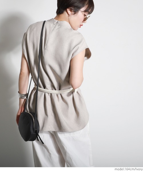 coca（coca）（コカ）の「フェイクレザー巻きベルト（ベルト・レディース・アイボリー/ベージュ・ONE SIZE）」の6枚目の写真