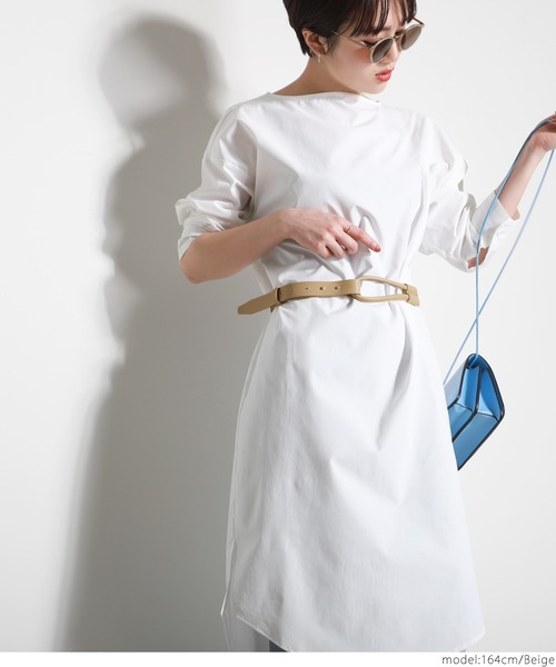 coca（coca）（コカ）の「フェイクレザー巻きベルト（ベルト・レディース・アイボリー/ベージュ・ONE SIZE）」の8枚目の写真