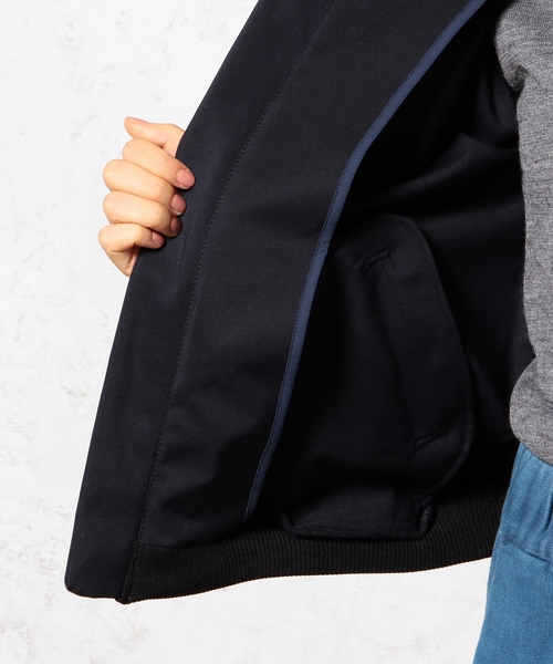 green label relaxing（グリーンレーベルリラクシング）の「GC C/N/PUダブルクロスブルゾン ◆（ブルゾン・レディース・ホワイト/ネイビー・フリー）」の6枚目の写真