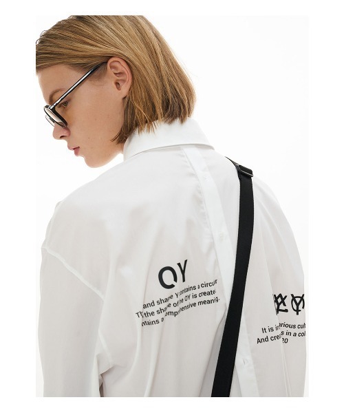 OY（オーワイ）の「バックボタンデザインシャツ（シャツ/ブラウス・メンズ・ホワイト/ライトブルー/ブラック・FREE）」の8枚目の写真