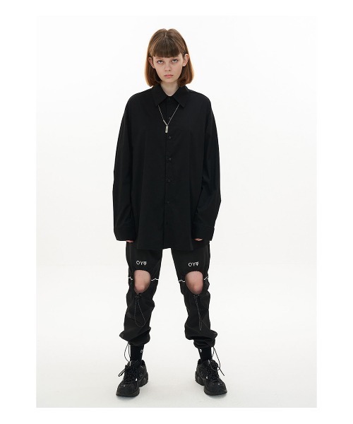 OY（オーワイ）の「バックボタンデザインシャツ（シャツ/ブラウス・メンズ・ホワイト/ライトブルー/ブラック・FREE）」の10枚目の写真