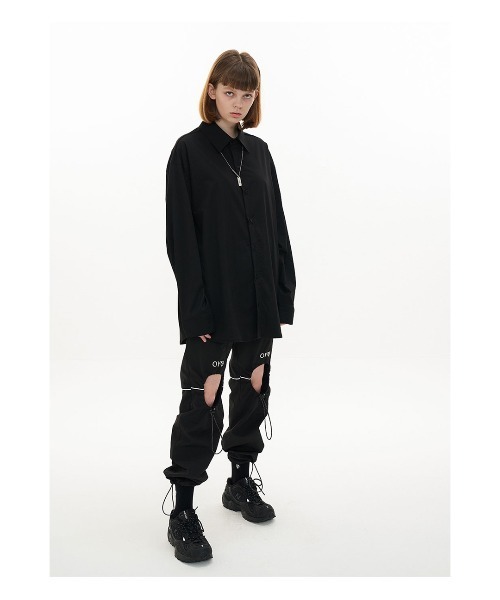 OY（オーワイ）の「バックボタンデザインシャツ（シャツ/ブラウス・メンズ・ホワイト/ライトブルー/ブラック・FREE）」の11枚目の写真