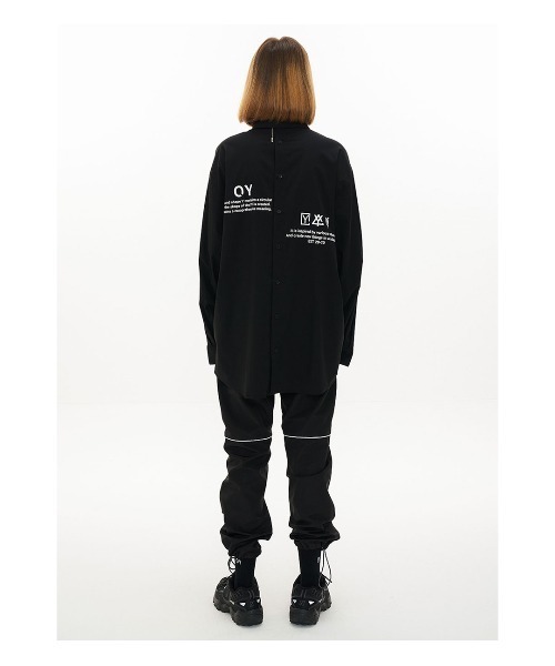 OY（オーワイ）の「バックボタンデザインシャツ（シャツ/ブラウス・メンズ・ホワイト/ライトブルー/ブラック・FREE）」の12枚目の写真