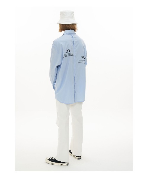 OY（オーワイ）の「バックボタンデザインシャツ（シャツ/ブラウス・メンズ・ホワイト/ライトブルー/ブラック・FREE）」の16枚目の写真
