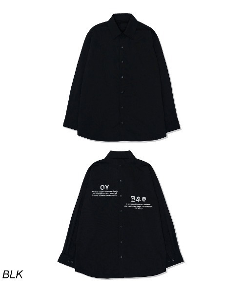 OY（オーワイ）の「バックボタンデザインシャツ（シャツ/ブラウス・メンズ・ホワイト/ライトブルー/ブラック・FREE）」の20枚目の写真